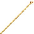 14K Yellow Gold 4.5mm Polished Fancy Link Bracelet