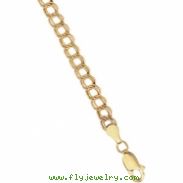 14K Yellow Gold 7 Inch Solid Bracelet