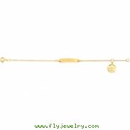 14K Yellow Gold Angel Bracelet