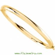 14K Yellow Gold Bangle Bracelet