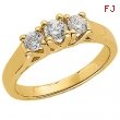 14K Yellow Gold Bridal Anniversary Band