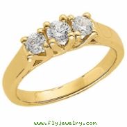 14K Yellow Gold Bridal Anniversary Band