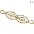 14K Yellow Gold Brooch