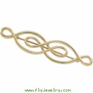 14K Yellow Gold Brooch