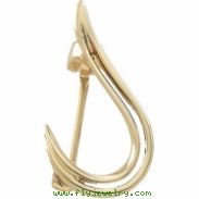 14K Yellow Gold Brooch