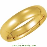 14K Yellow Gold Comfort Fit Band