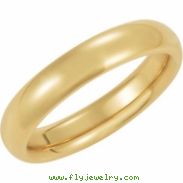 14K Yellow Gold Comfort Fit Band