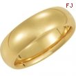 14K Yellow Gold Comfort Fit Band