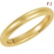 14K Yellow Gold Comfort Fit Band