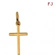 14K Yellow Gold Cross Pendant