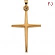 14K Yellow Gold Cross Pendant