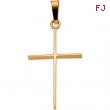 14K Yellow Gold Cross Pendant