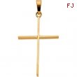 14K Yellow Gold Cross Pendant