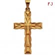 14K Yellow Gold Cross Pendant