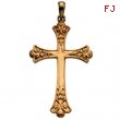 14K Yellow Gold Cross Pendant