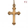 14K Yellow Gold Cross Pendant