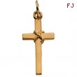 14K Yellow Gold Cross Pendant