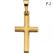 14K Yellow Gold Cross Pendant