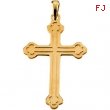 14K Yellow Gold Cross Pendant