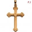 14K Yellow Gold Cross Pendant