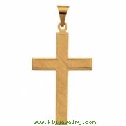 14K Yellow Gold Cross Pendant