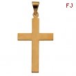 14K Yellow Gold Cross Pendant