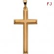 14K Yellow Gold Cross Pendant