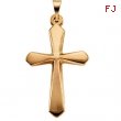 14K Yellow Gold Cross Pendant