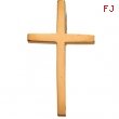 14K Yellow Gold Cross Pendant