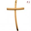 14K Yellow Gold Cross Pendant