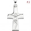 14K Yellow Gold Crucifix Pendant