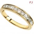 14K Yellow Gold Diamond Anniversary Band