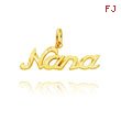 14K Yellow Gold Diamond-Cut 
