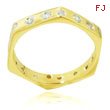 14K Yellow Gold Diamond Fancy Designer Ring