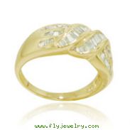 14K Yellow Gold Diamond Ring