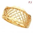 14K Yellow Gold Fancy Band