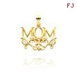 14K Yellow Gold Fancy Polished 