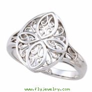 14K Yellow Gold Filigree Ring