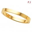 14K Yellow Gold Flat Band