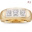 14K Yellow Gold Gents Diamond Ring