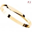 14K Yellow Gold Half Round Bracelet