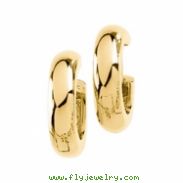 14K Yellow Gold Hinged Earring