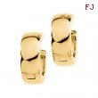 14K Yellow Gold Hinged Earring