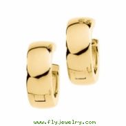 14K Yellow Gold Hinged Earring