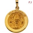 14K Yellow Gold Holy Communion Medal