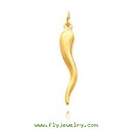 14K Yellow Gold Large 3D Hollow Italian Charm