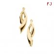 14K Yellow Gold Left Earring Jacket