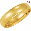 14K Yellow Gold Light Comfort Fit Band