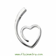 14K Yellow Gold Metal Fashion Heart Pendant