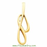 14K Yellow Gold Metal Fashion Pendant